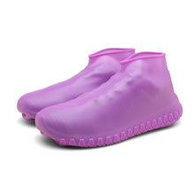 Load image into Gallery viewer, Overschoenen Reusable Shoe Covers Dustproof Rain Cover Winter Step In Shoe Waterproof Silicone Shoe Covers