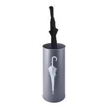 Load image into Gallery viewer, Household Simple Iron Round Umbrella Stand Moisture Storage Bucket Umbrella Receiving Rack For Home Hallway Entryway Office