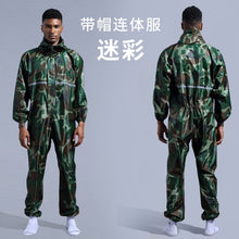 Load image into Gallery viewer, Raincoat /Conjoined Men Raincoat/overalls Men and Women Fission Rain Suit Rain Coat Hooded Womens Raincoat